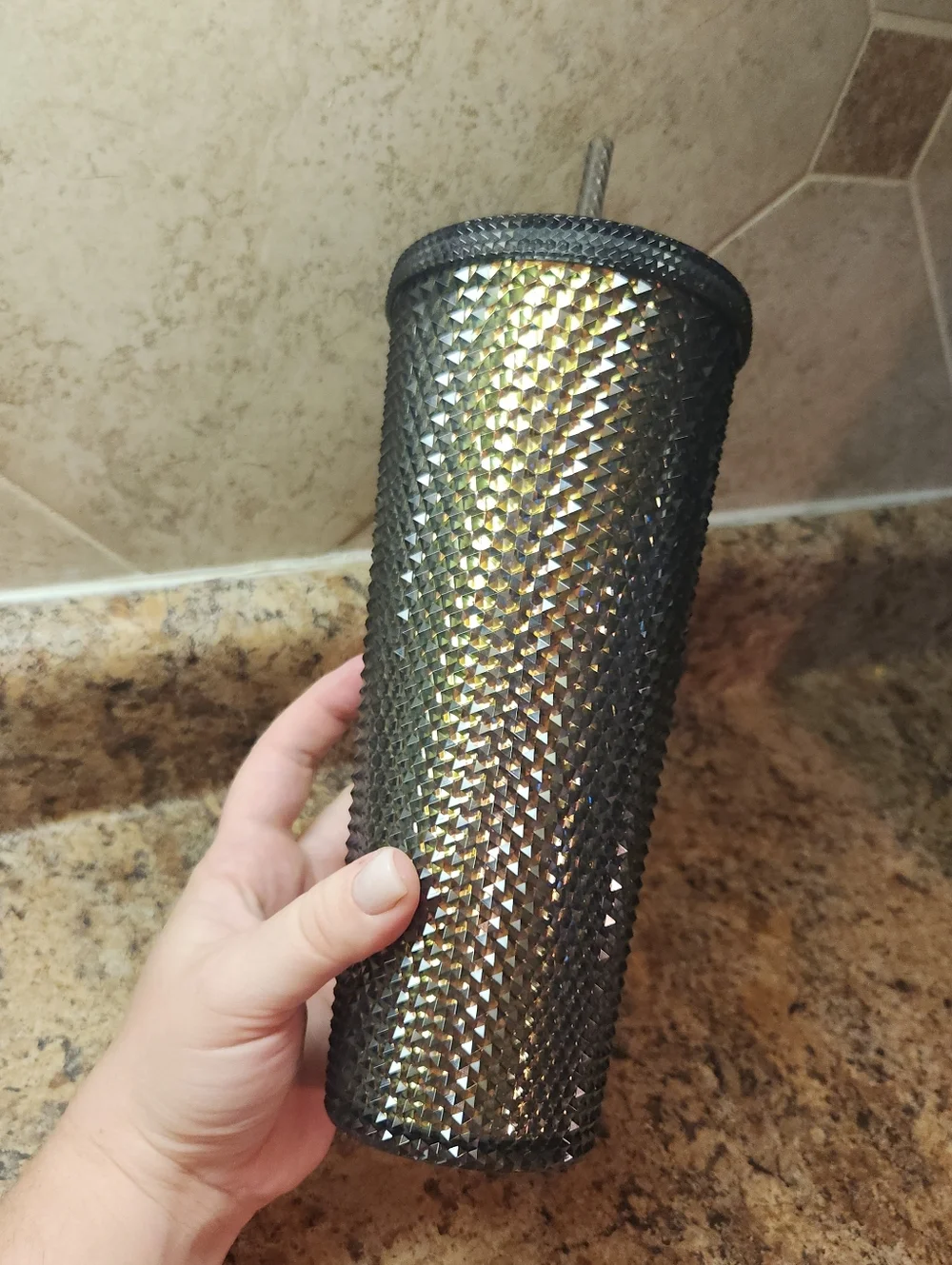 Starbucks textured studded